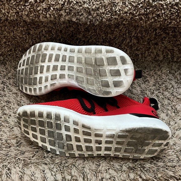 Adidas Red and Black Slip on Shoes - Picture 5 of 5